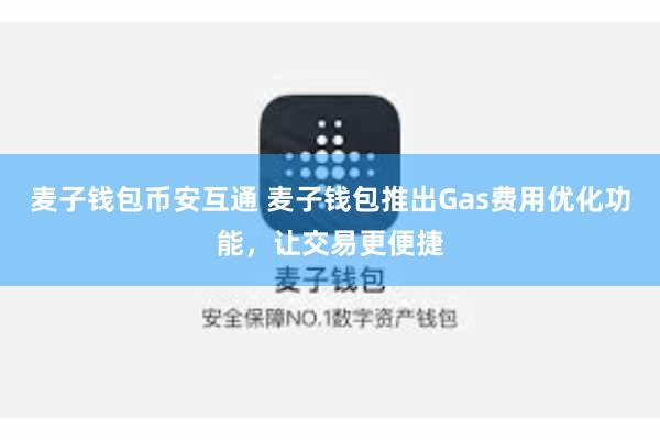 麦子钱包币安互通 麦子钱包推出Gas费用优化功能，让交易更便捷