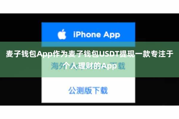 麦子钱包App作为麦子钱包USDT提现一款专注于个人理财的App