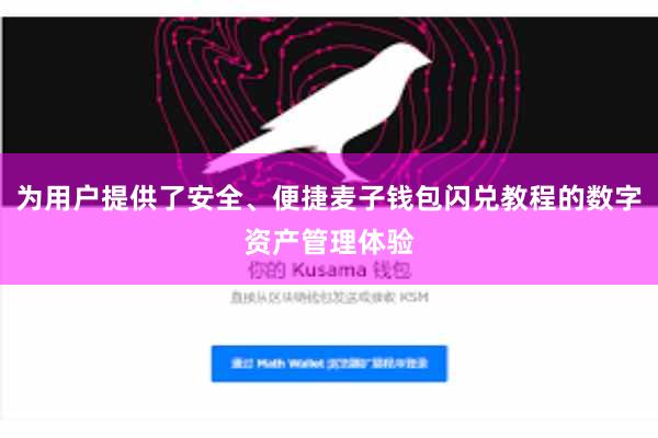 为用户提供了安全、便捷麦子钱包闪兑教程的数字资产管理体验