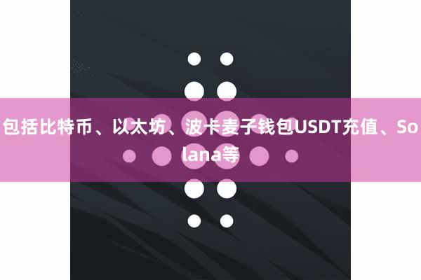 包括比特币、以太坊、波卡麦子钱包USDT充值、Solana等